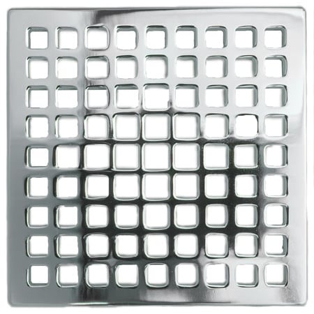 Newport Brass 4" Square Shower Drain in Polished Chrome 233-401-26